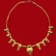 22k gold necklace with conical pendants, 560 BC, Thessaloniki Archaeological Museum