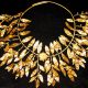 Gold myrtle wreath inspired from the wreaths given as an award in the music contests in ancient Athens, 4th-5th century BC